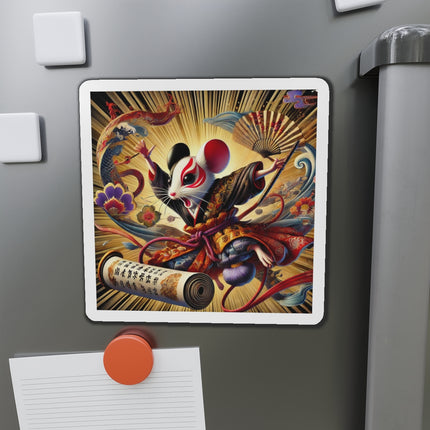 Theatrical Mouse on a Mission Die-Cut Magnets (5 Sizes)