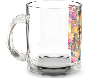 Mountain Wolf Glass Mug, 10oz
