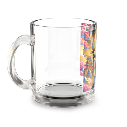 Mountain Wolf Glass Mug, 10oz