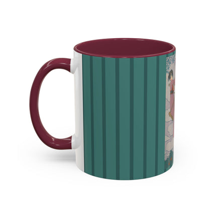 La balançoire by Georges Lepape Colorful Mugs (11oz, 15oz)