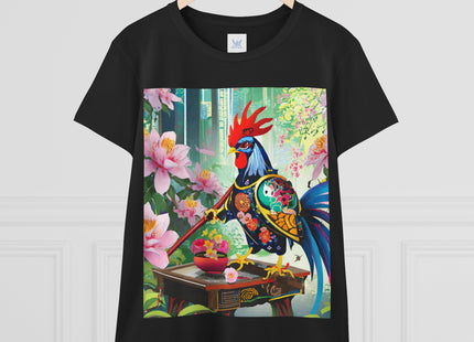 Cyberpunk Rooster Cotton Tee