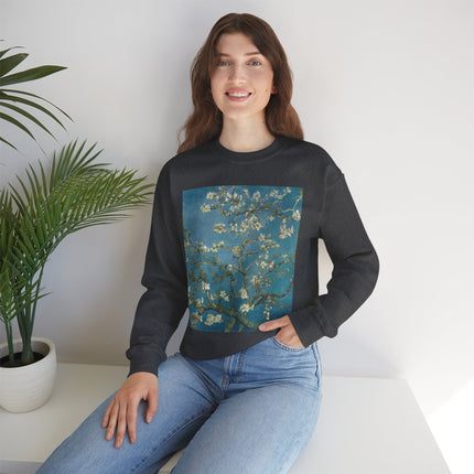 Almond Blossom by Vincent van Gogh Heavy Blend™ Crewneck Sweatshirt