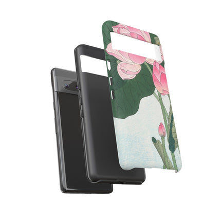 Blooming Lotus Flowers by Ohara Koson Phone Cases
