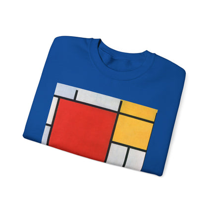 Composition with Red, Yellow, Blue, and Black by Piet Mondrian Heavy Blend™ Crewneck Sweatshirt