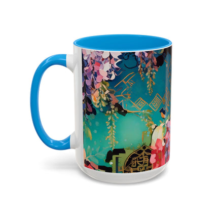 Golden Wisteria Symphony Colorful Mugs (11oz, 15oz)