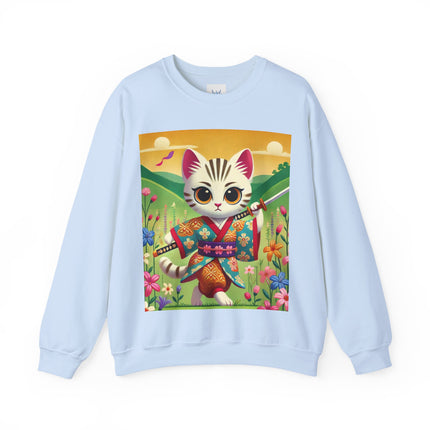 Samurai Kitten Unisex Heavy Blend™ Crewneck Sweatshirt