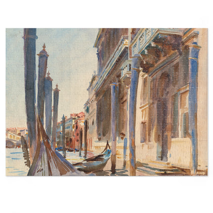 Gondola Moorings on the Grand Canal by John Singer Sargent Puzzle (30, 110, 252, 500-Piece)
