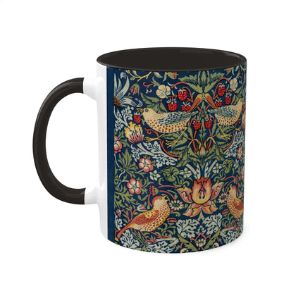 Strawberry Thief by William Morris Colorful Mugs, 11oz