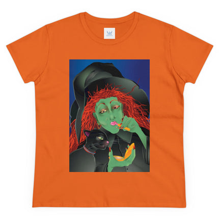 Mirror, Mirror A Witch's Touch Women's Midweight Cotton Tee