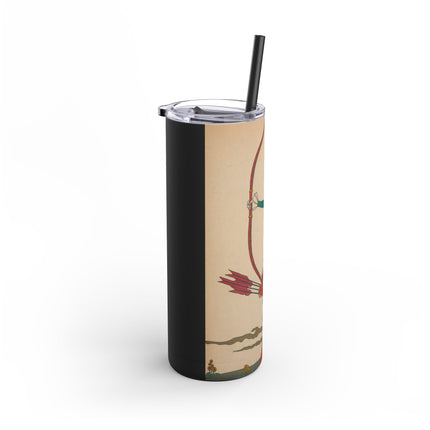 L'Arc Rouge by George Barbier Skinny Matte Tumbler, 20oz
