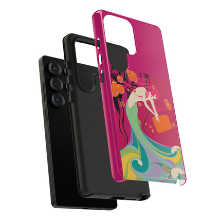 Mermaid Dive Phone Case – Vibrant Waves & Playful Elegance