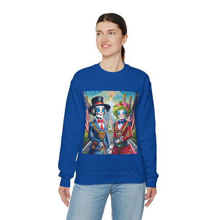 Cyber Punk Warrior Robots Unisex Heavy Blend™ Crewneck Sweatshirt