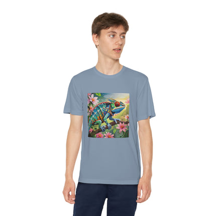 Camouflage Chameleon Youth Competitor Tee