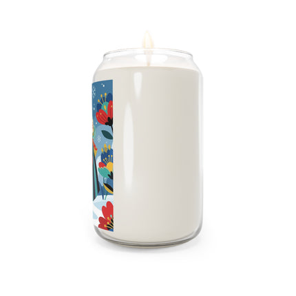 ❤️❄️ The Winter Heart Messenger Scented Soy Candle – Art Deco Snow Garden Fantasy