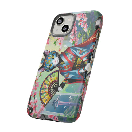 Cyberpunk Geisha Phone Cases