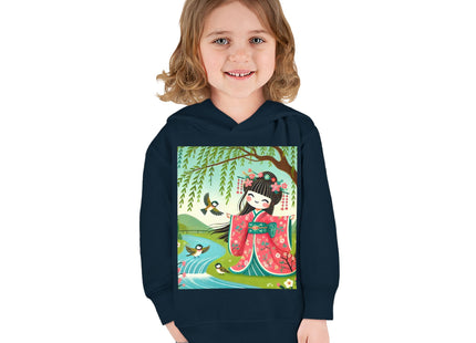 Sparrow Dance Geisha Fairy Toddler Pullover Fleece Hoodie