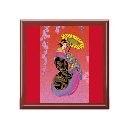 Enchanting Geisha Jewelry Box