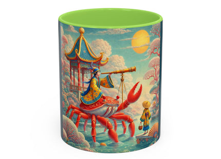 The Celestial Crab Navigator Colorful Mugs (11oz, 15oz)