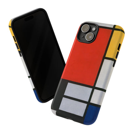 Composition with Red, Yellow, Blue, and Black by Piet Mondrian Phone Cases