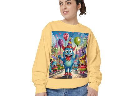 Monster Parade Madness Unisex Garment-Dyed Sweatshirt