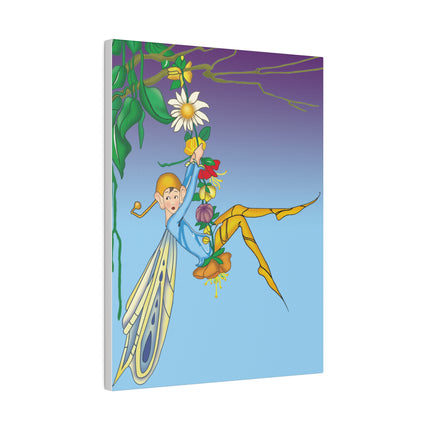 Whimsical Fairy Swing – Lydia Hine’s Enchanted Art Deco Illustration