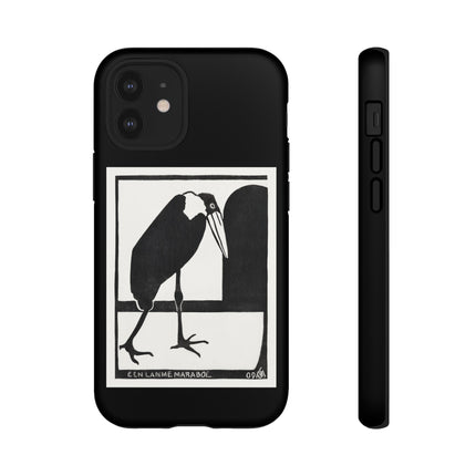 A Lame Marabou by Samuel Jessurun de Mesquita Phone Cases