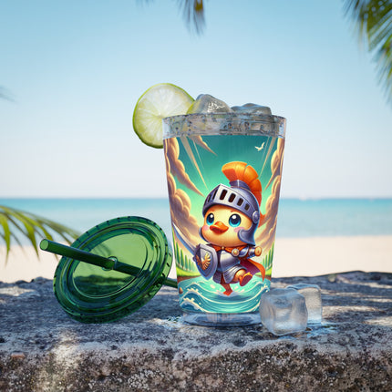 Valiant Duck Sunsplash Tumbler with Straw, 16oz