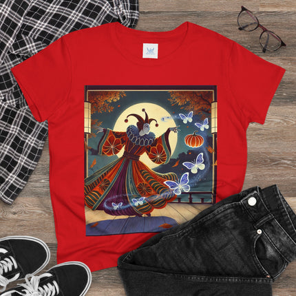 Court Magician with Ghost Butterflies Cotton Tee