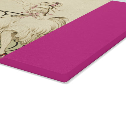 Sur talons rouges (On Red Heels) pl 02 by Gerda Wegener Glass Cutting Board