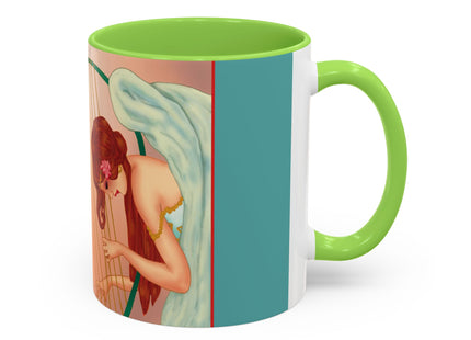 Heavenly Angel Duet Colorful Mugs (11oz, 15oz)