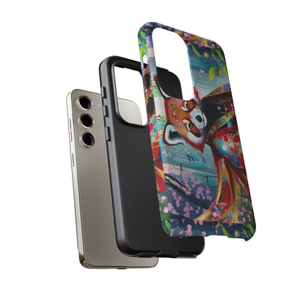 Cybernetic Red Panda Phone Cases