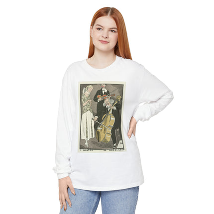 O Maitre el Relicario by Fernand Siméon Garment-dyed Long Sleeve T-Shirt