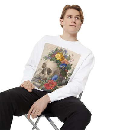 Vanitas Still Life by Herman Henstenburgh Garment-Dyed Sweatshirt