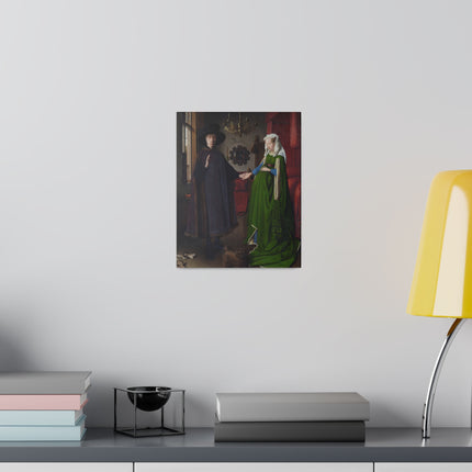 Arnolfini Portrait by Jan Van Eyck Matte Canvas, Stretched, 0.75"