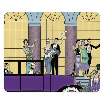 Au Revoir by George Barbier Mouse Pad, Round & Rectangle