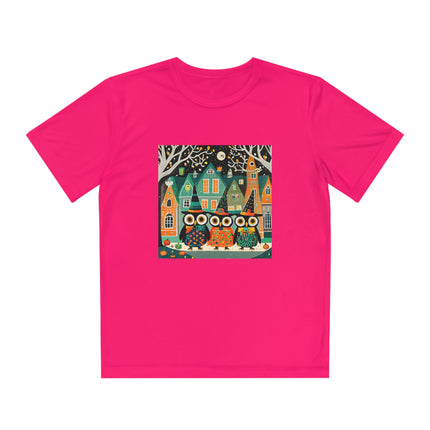 Night of the Trick-or-Treating Owlets Youth Competitor Tee