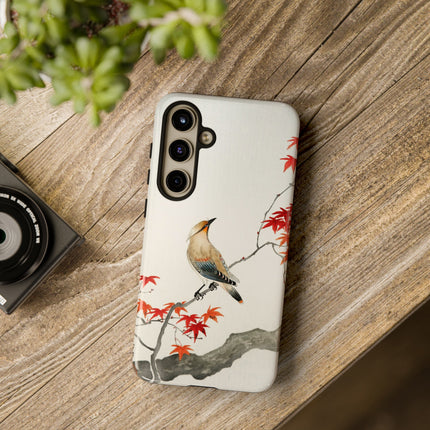 Japanese Bird on Maple by Ohara Koson Phone Cases