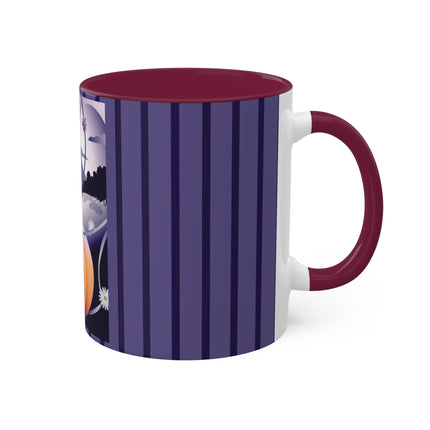 The Startled Pumpkin Colorful Mugs, 11oz