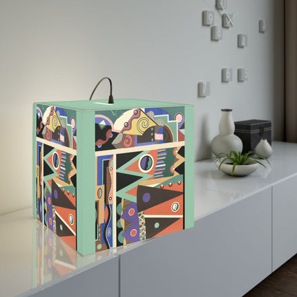 Collection decors et couleurs Pl.03 by Georges Valmiers Light Cube Lamp
