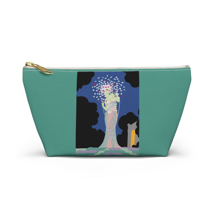 Butterfly Enchantress Cosmetic Bag – Ethereal Art Deco Magic & Pastel Dream