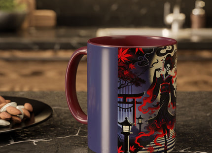 Halloween Sorceress Colorful Mugs (11oz, 15oz)