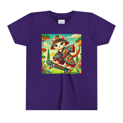 Dragon Dance on Wheels Youth Short Sleeve Tee