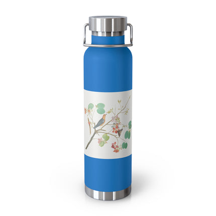Orange-Headed Ground Thrush by Shaikh Zain al–Din Copper Vacuum Insulated Bottle, 22oz