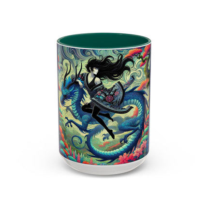 Mystic Guardian of the Sky Light Colorful Mugs (11oz, 15oz)