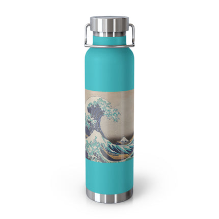 The Great Wave off Kanagawa by Katsushika Hokusai Copper Vacuum Insulated Bottle, 22oz