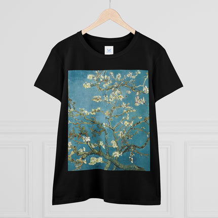 Almond Blossom by Vincent van Gogh Women's Midweight Cotton Tee