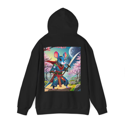 Cyber Samurai Rat – Heavy Blend™ Hooded Sweatshirt