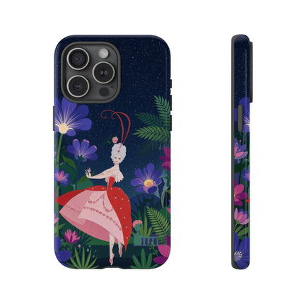 🌺✨ The Lady Of The Starlit Enchanted Garden Phone Case – Art Deco Floral Fantasy