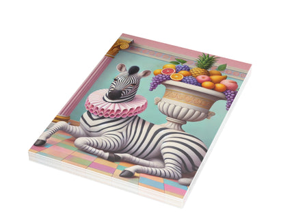 Zebra, Fruit, and Pink Columns Postcard Bundles (envelopes included) - Bundles of 10, 30, 50 Pieces