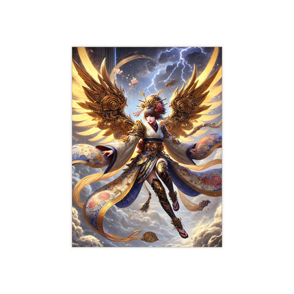 Valkyrie Descending Through Storm Ceramic Tile